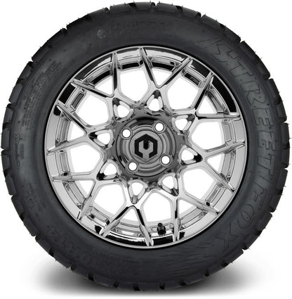 14" MODZ Blitz Chrome - Tire and Wheel Combo