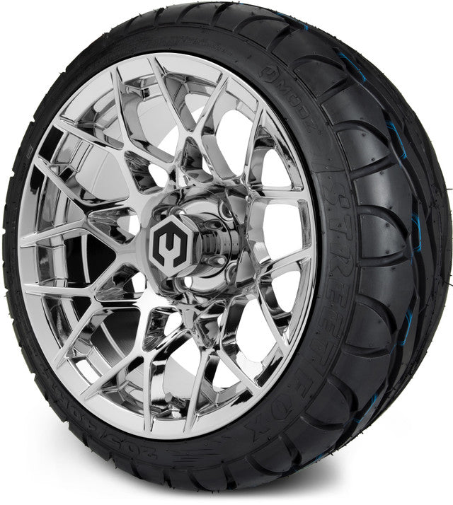 14" MODZ Blitz Chrome - Tire and Wheel Combo