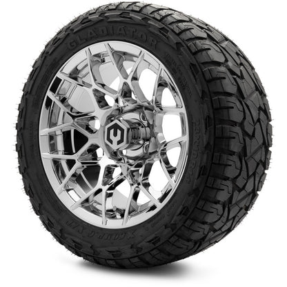 14" MODZ Blitz Chrome - Tire and Wheel Combo