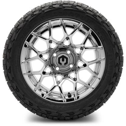 14" MODZ Blitz Chrome - Tire and Wheel Combo