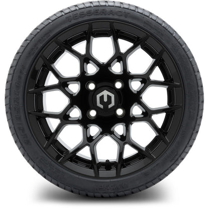 14" MODZ Blitz Glossy Black - Tire and Wheel Combo