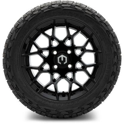 14" MODZ Blitz Glossy Black - Tire and Wheel Combo