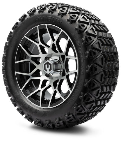 14" MODZ Blitz Machined Black - Tire and Wheel Combo