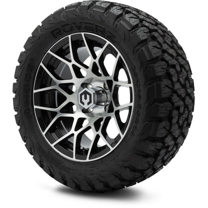 14" MODZ Blitz Machined Black - Tire and Wheel Combo