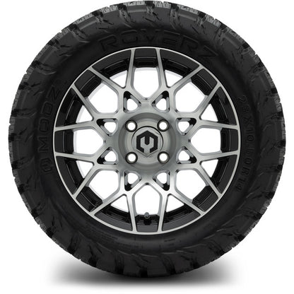 14" MODZ Blitz Machined Black - Tire and Wheel Combo