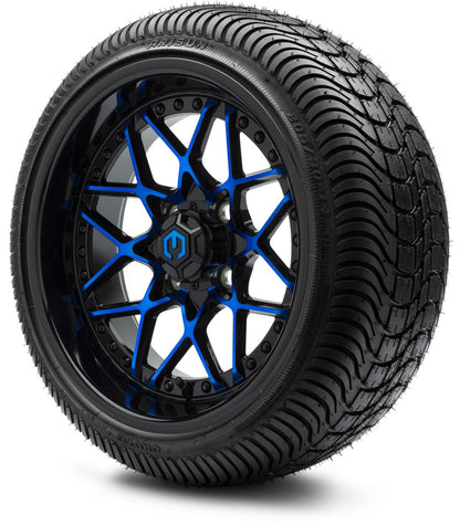 14" MODZ Formula Blue - Tire and Wheel Combo