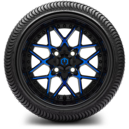14" MODZ Formula Blue - Tire and Wheel Combo