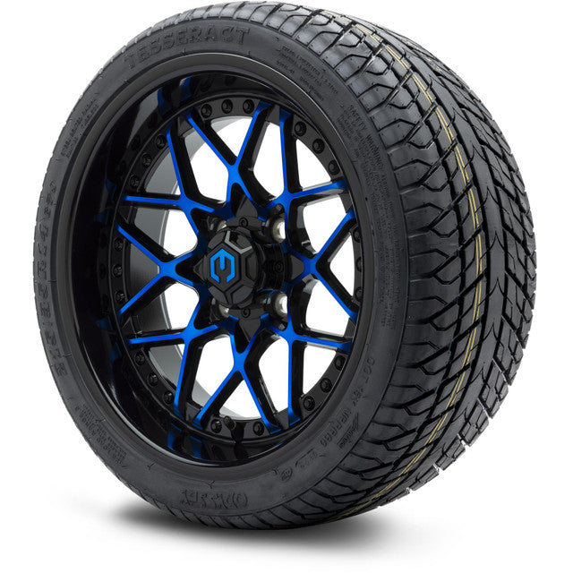 14" MODZ Formula Blue - Tire and Wheel Combo