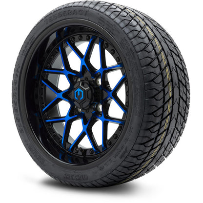 14" MODZ Formula Blue - Tire and Wheel Combo