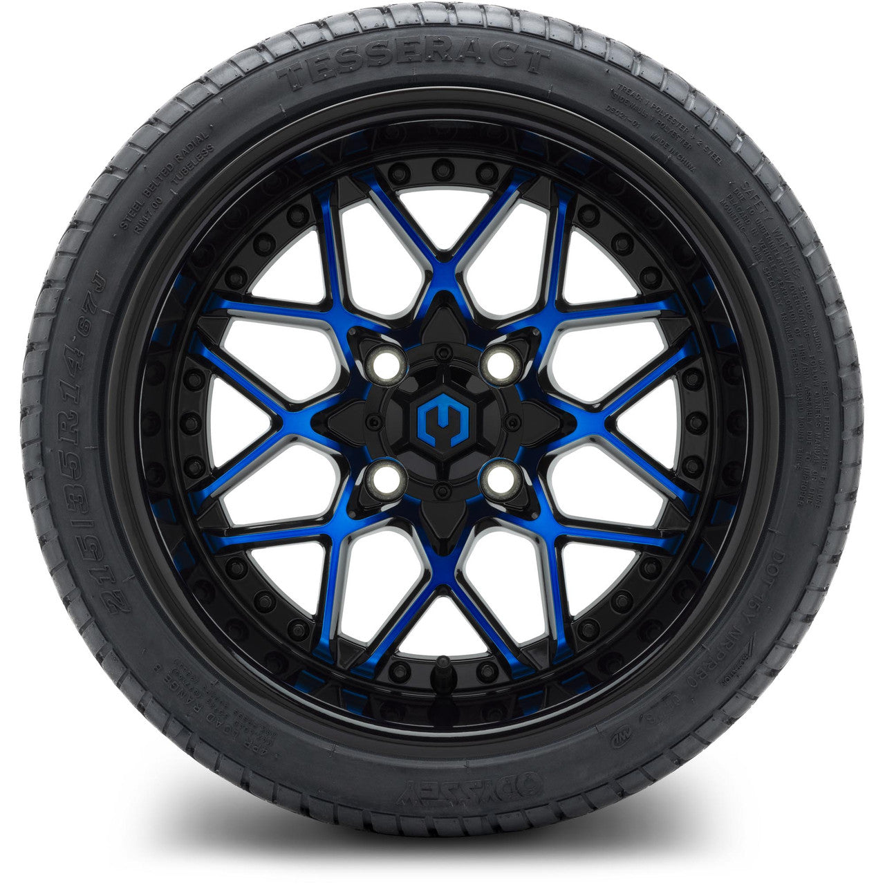 14" MODZ Formula Blue - Tire and Wheel Combo