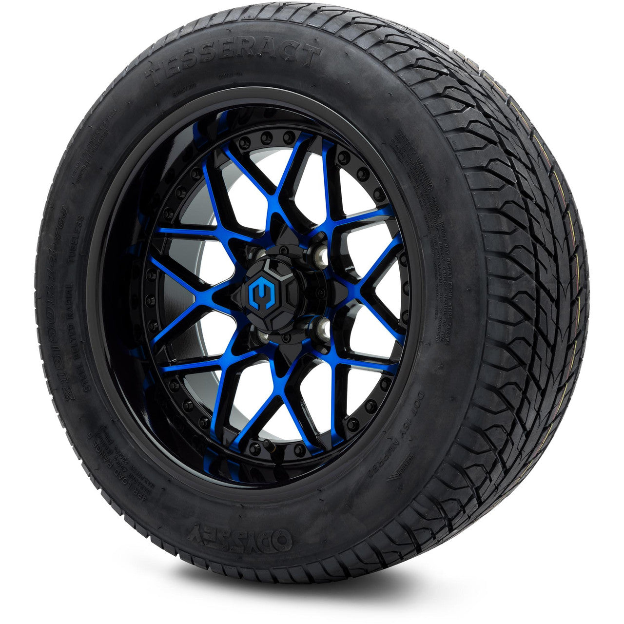 14" MODZ Formula Blue - Tire and Wheel Combo