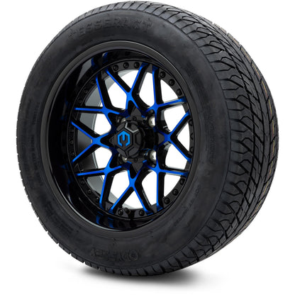 14" MODZ Formula Blue - Tire and Wheel Combo
