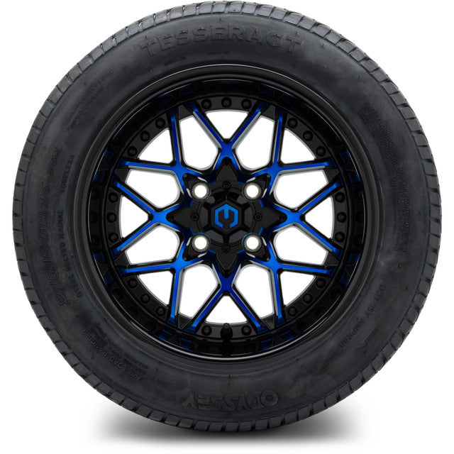 14" MODZ Formula Blue - Tire and Wheel Combo