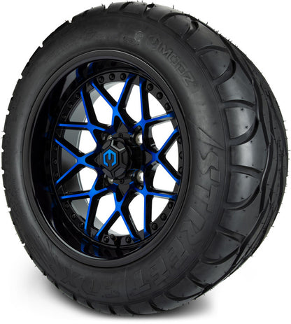 14" MODZ Formula Blue - Tire and Wheel Combo