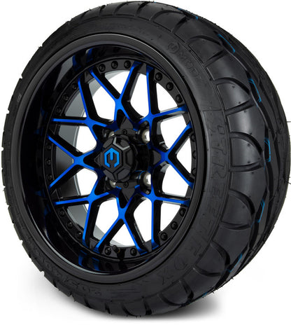 14" MODZ Formula Blue - Tire and Wheel Combo