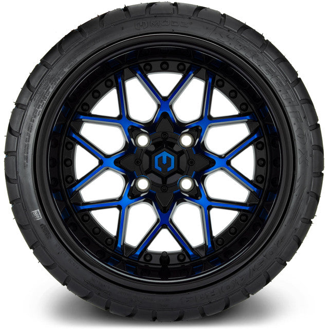 14" MODZ Formula Blue - Tire and Wheel Combo