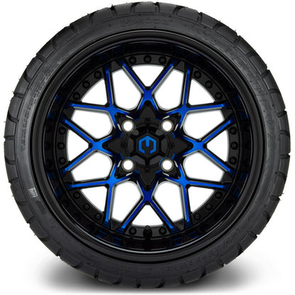 14" MODZ Formula Blue - Tire and Wheel Combo