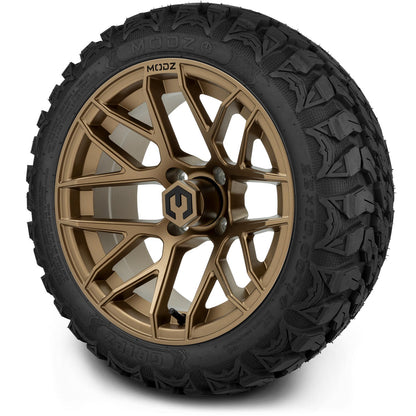 14" MODZ Matrix Bronze - Tire and Wheel Combo