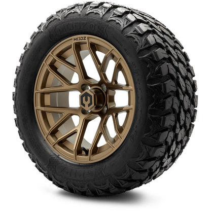 14" MODZ Matrix Bronze - Tire and Wheel Combo