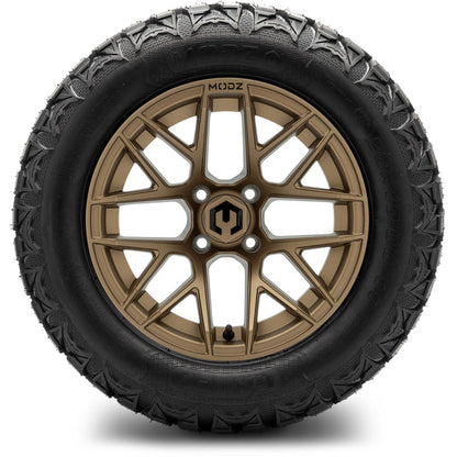 14" MODZ Matrix Bronze - Tire and Wheel Combo