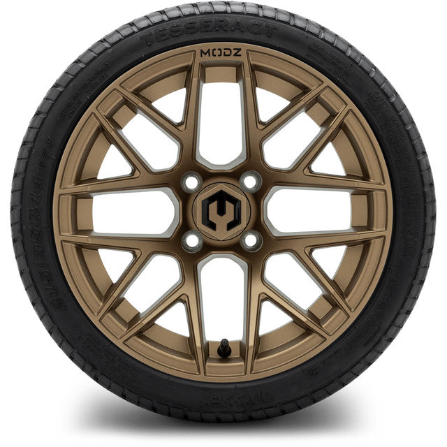 14" MODZ Matrix Bronze - Tire and Wheel Combo