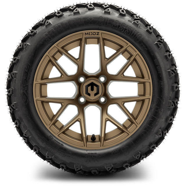 14" MODZ Matrix Bronze - Tire and Wheel Combo