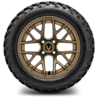 14" MODZ Matrix Bronze - Tire and Wheel Combo