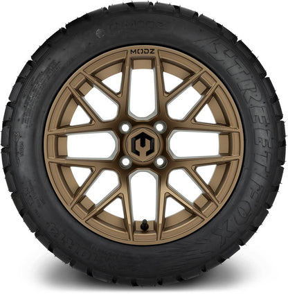 14" MODZ Matrix Bronze - Tire and Wheel Combo
