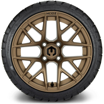 14" MODZ Matrix Bronze - Tire and Wheel Combo