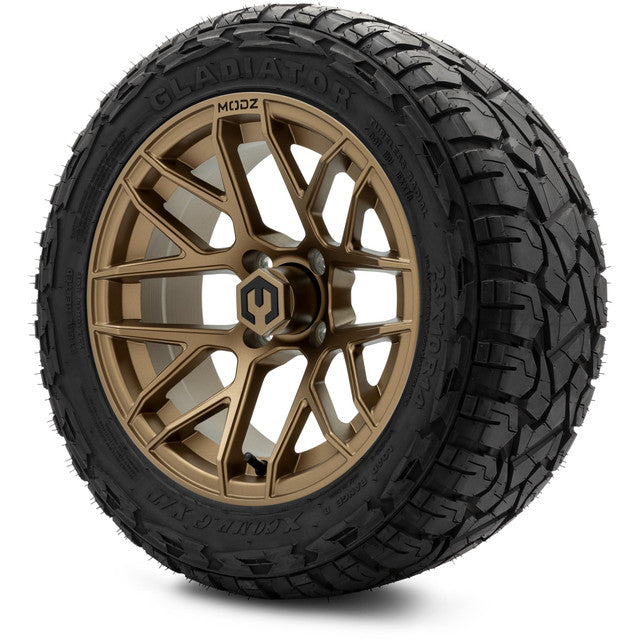 14" MODZ Matrix Bronze - Tire and Wheel Combo