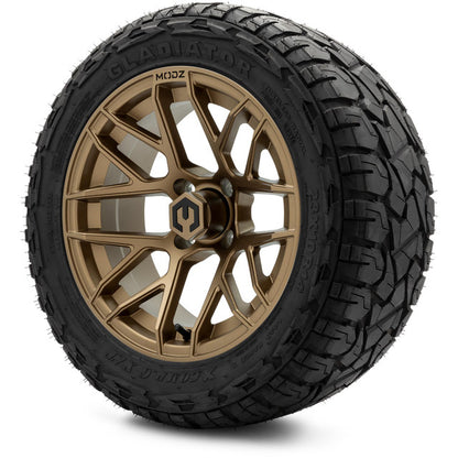 14" MODZ Matrix Bronze - Tire and Wheel Combo