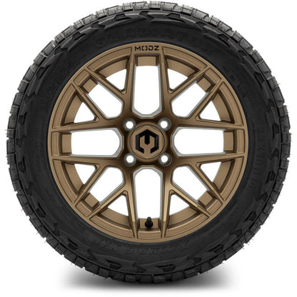 14" MODZ Matrix Bronze - Tire and Wheel Combo