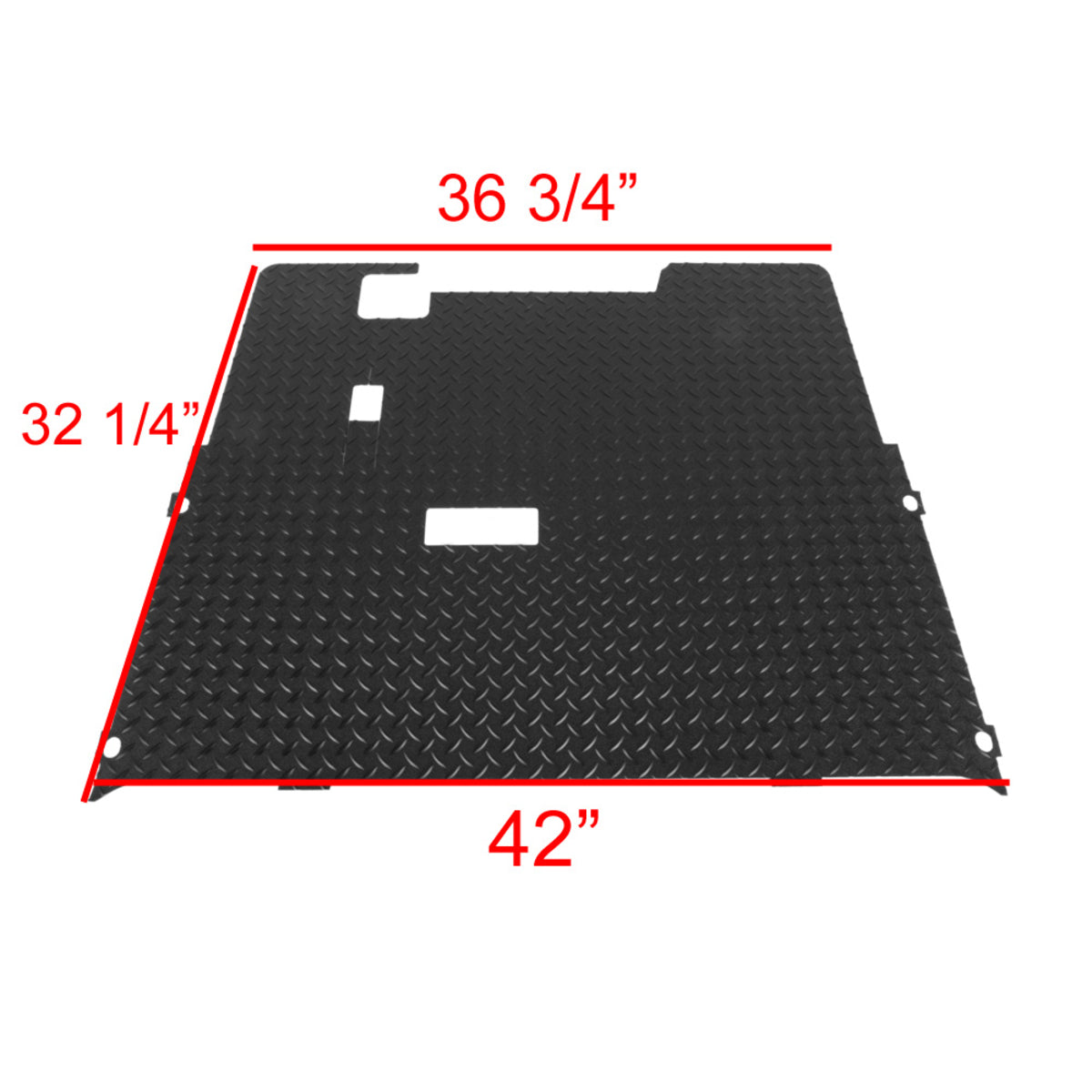 Replacement Diamond Plated Floormat for E-Z-Go TXT