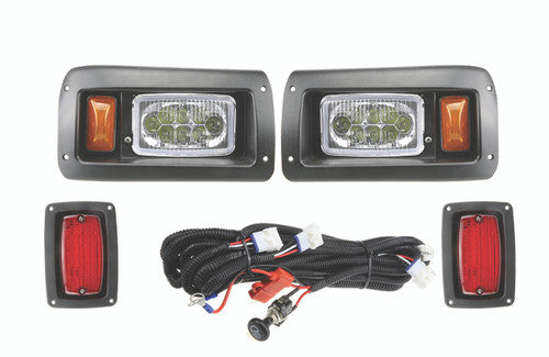 Club Car DS Basic LED Light Kit Front/Rear lights w/ harness