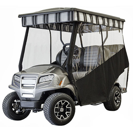 Red Dot Track Style Sunbrella Enclosure for Club Car ONWARD w/ CGI Top (Years 2017-Up)