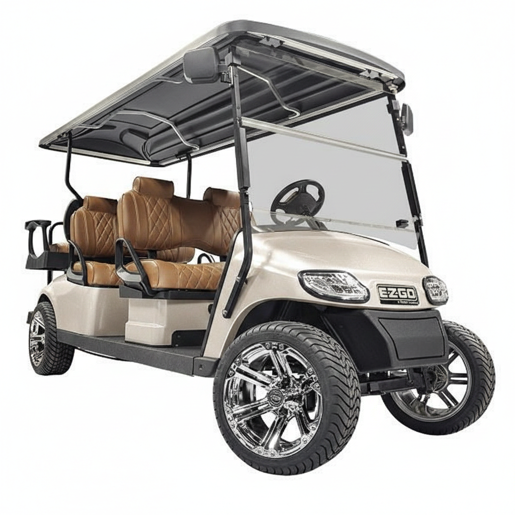 EZGO TXT Factory (1996-2013) DOT AS4 Clear Windshield Street Legal