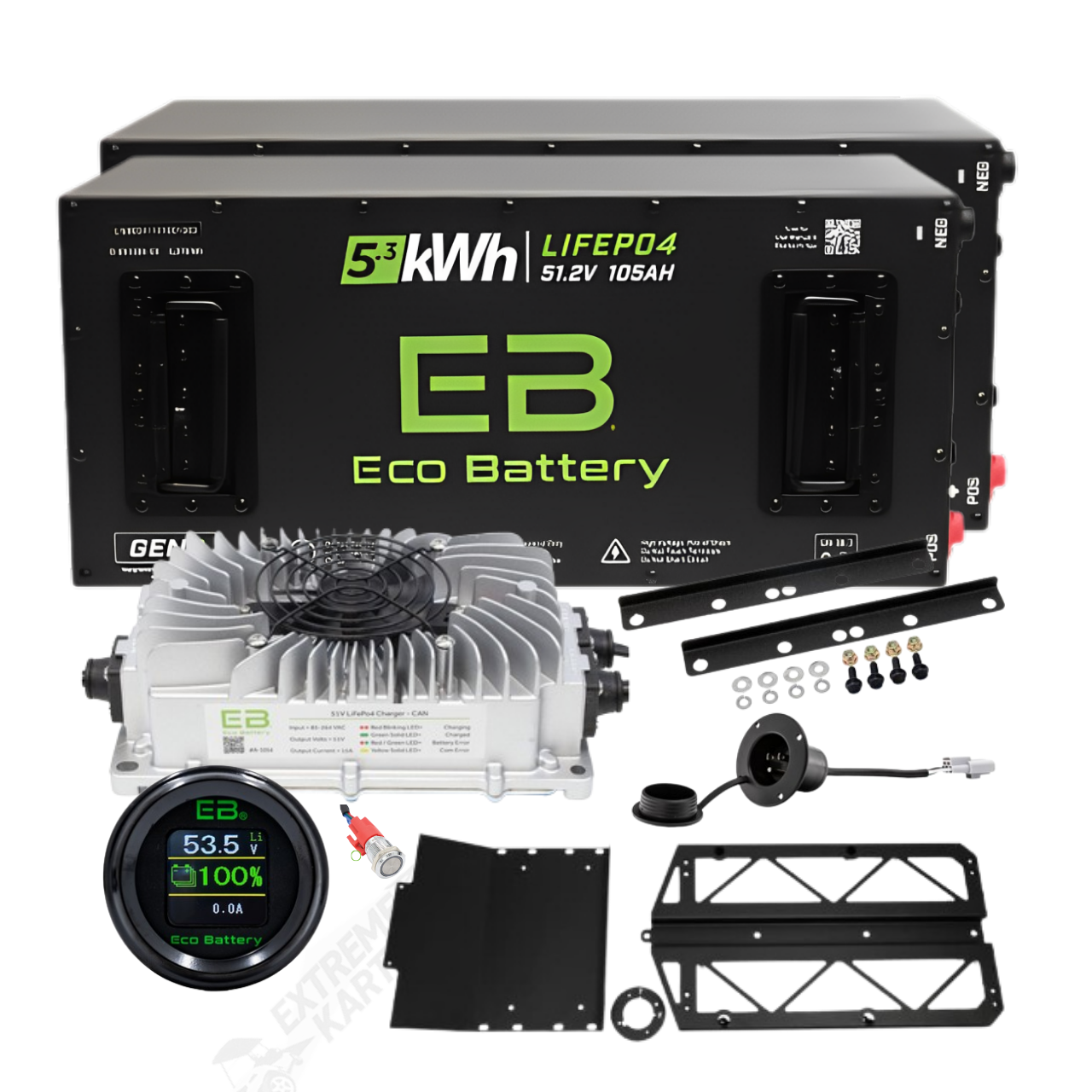 Polaris Ranger Eco Battery GEN3 Bundles - Choose your Setup & Battery