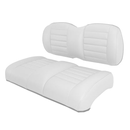 E-Z-GO TXT Premium OEM Style Front Replacement White Seat Assemblies