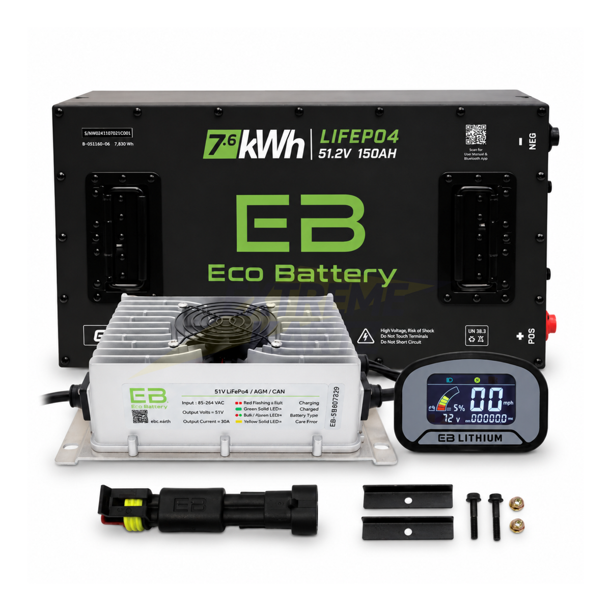 Eco Battery 48v 150ah Lithium Bundle