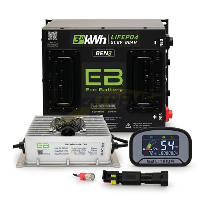 Eco Battery 48V 60Ah Lithium Bundle Kit
