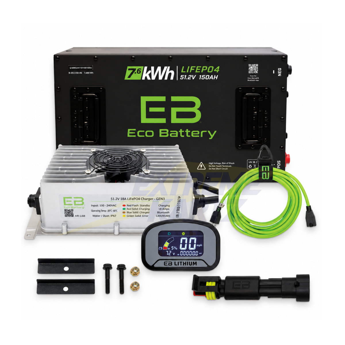 Eco Battery 48v 150ah Lithium Bundle