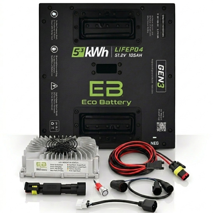 Eco Battery 48V 105Ah Thru-Hole Bundle - Select your Cart