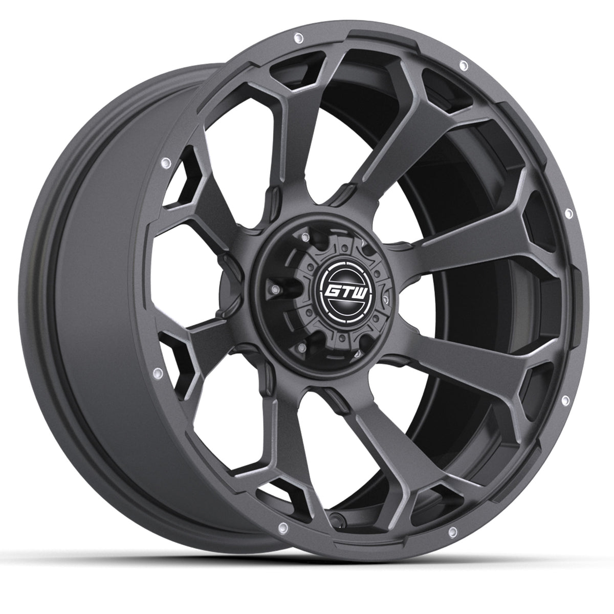 15x7 GTW® Raven Off-Road Matte Gray Wheel