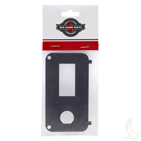 Console Plate, Key Switch w/ State of Charge Meter, E-Z-Go TXT/Medalist