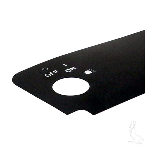 Decal, Key Switch w/ On and Lights, E-Z-Go TXT/Medalist