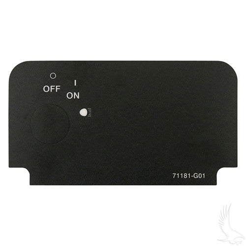 Decal, Key Switch w/ On and Lights, E-Z-Go TXT/Medalist