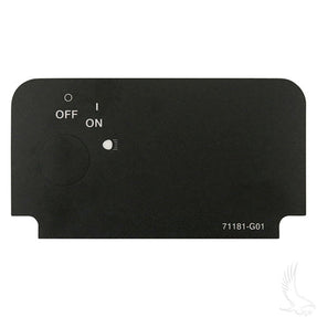 Decal, Key Switch w/ On and Lights, E-Z-Go TXT/Medalist