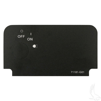 Decal, Key Switch w/ On and Lights, E-Z-Go TXT/Medalist