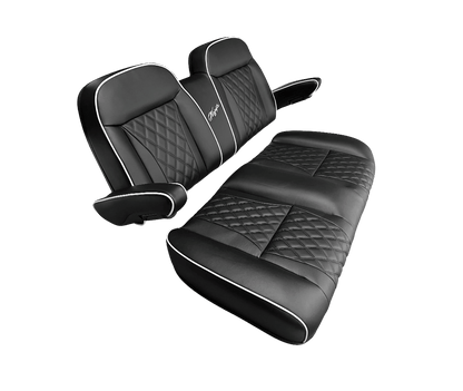 Kozip Aeris Front Seat Cushion Set – EZGO RXV/TXT – Black