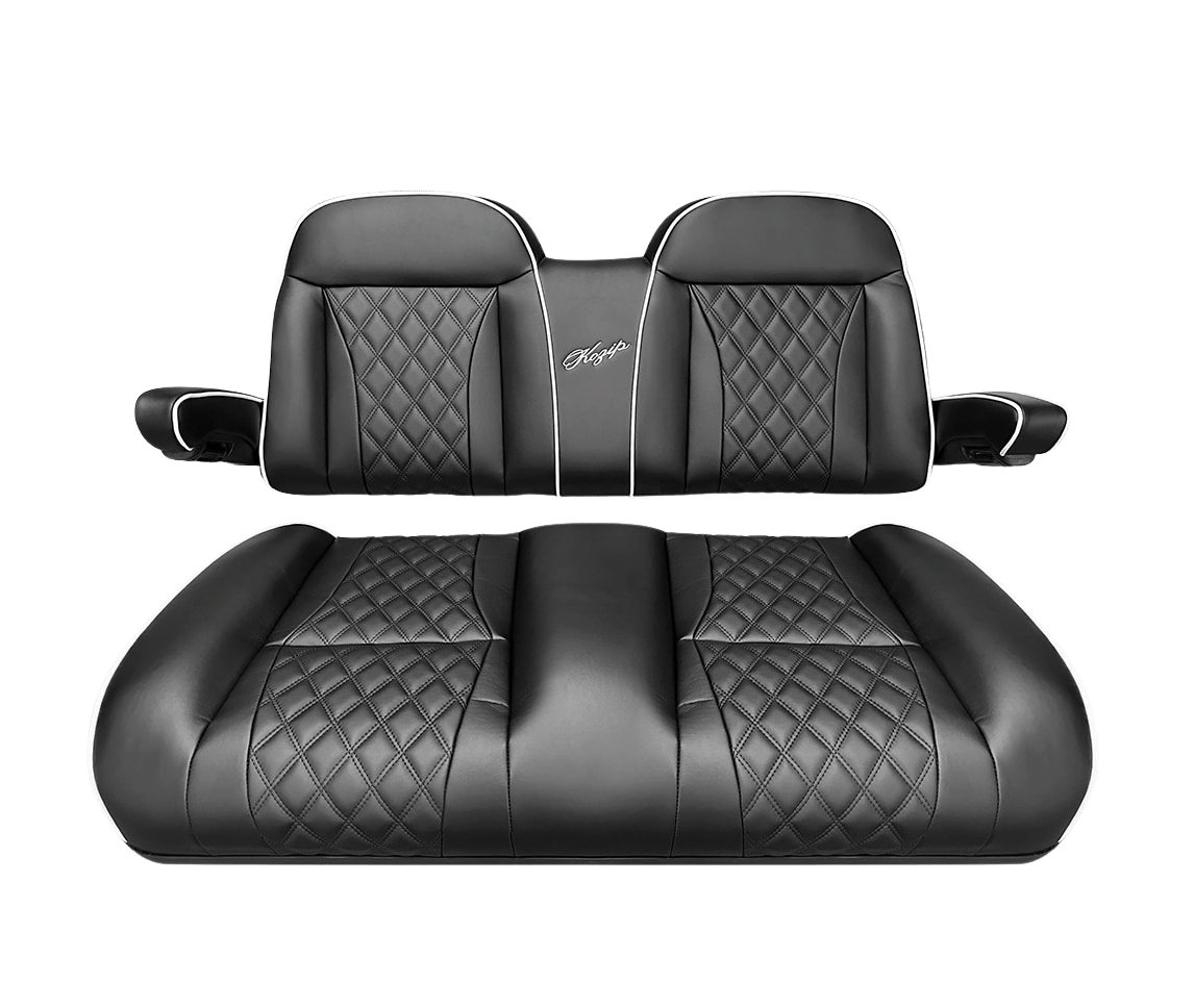Kozip Aeris Front Seat Cushion Set – EZGO RXV/TXT – Black